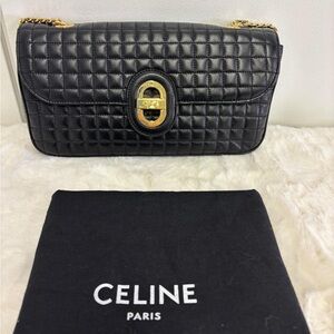 Authentic Celine Sulky Bag in lambskin leather